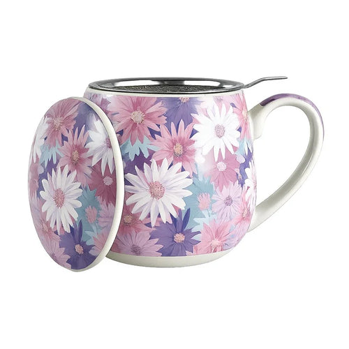 Tea Infuser Mug - Quiet Blossom