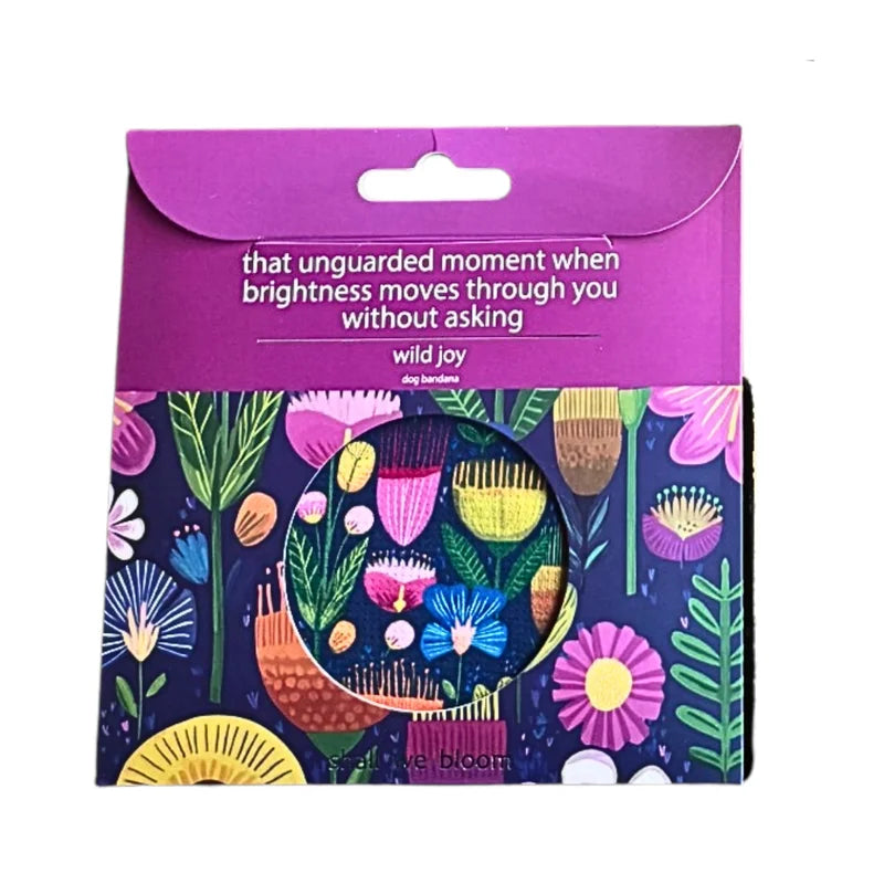 Dog Bandana - Wild Joy (Medium)