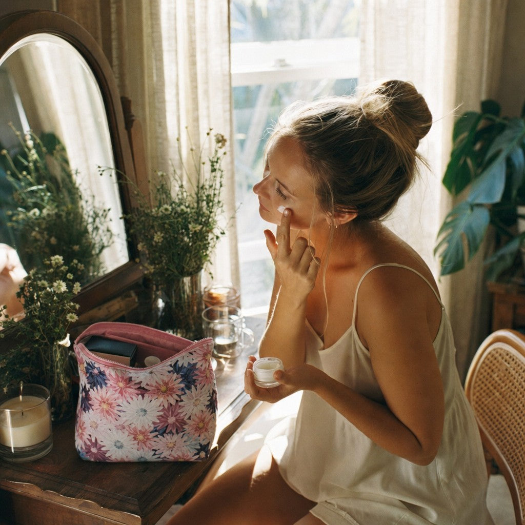 Quiet Blossom moment — Cosmetic Bag