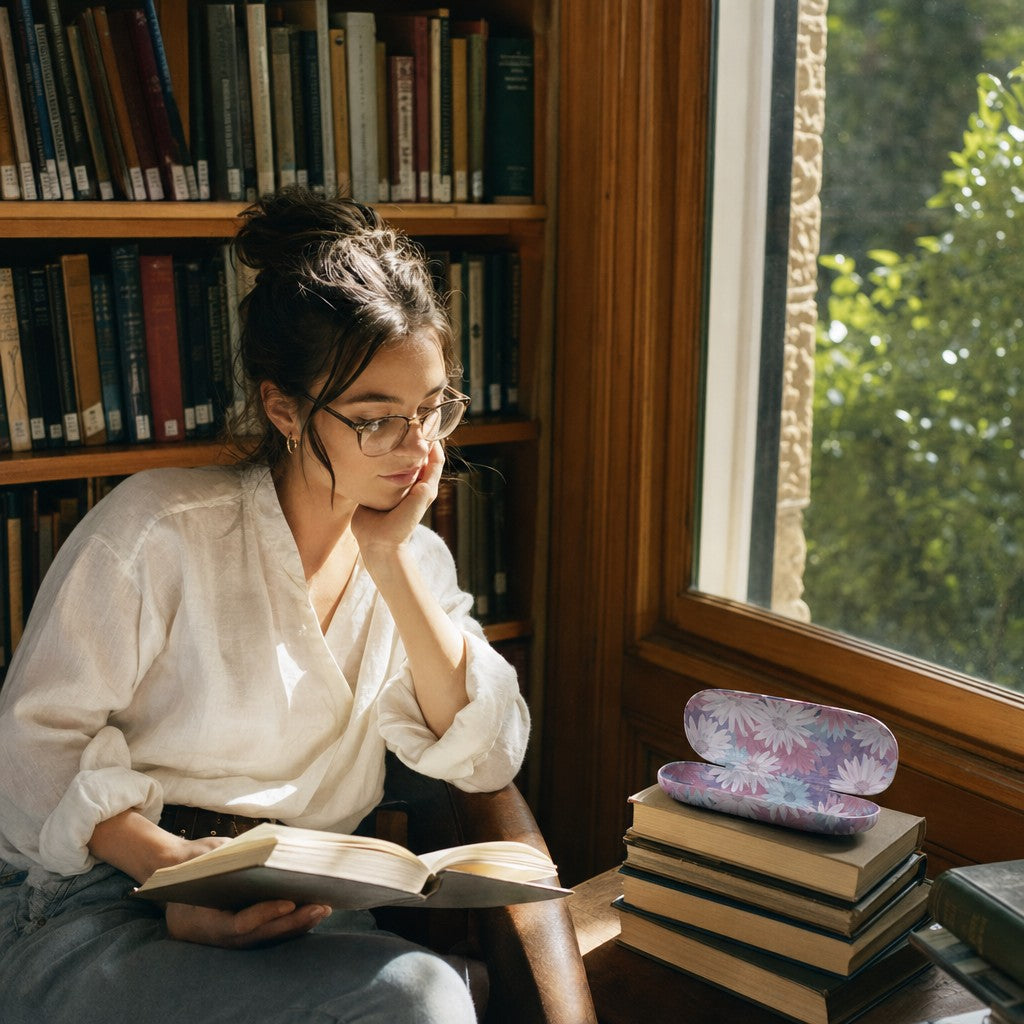 Quiet Blossom moment — Glasses Case