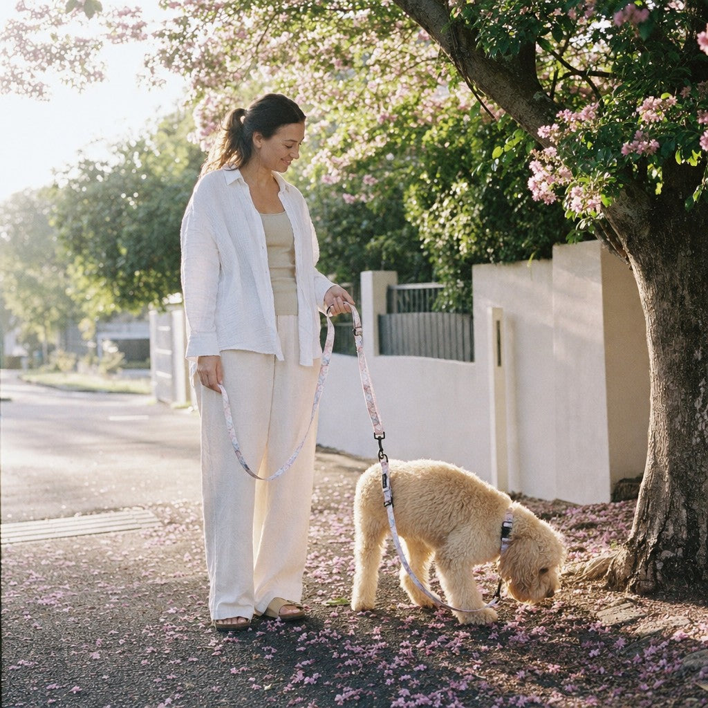 Quiet Blossom moment — Dog Leash