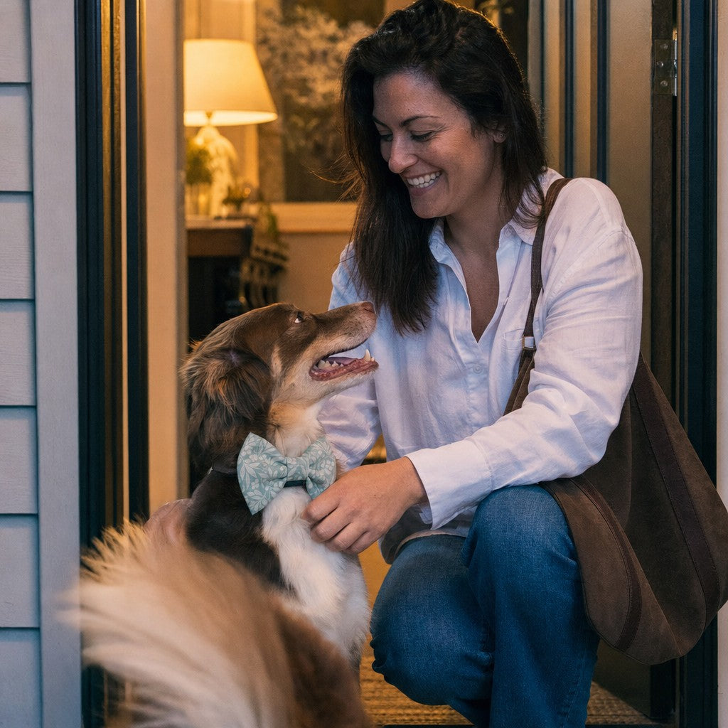 Home moment — Dog Bow Tie