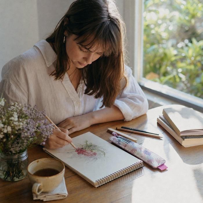 Quiet Blossom moment — Pen Pouch