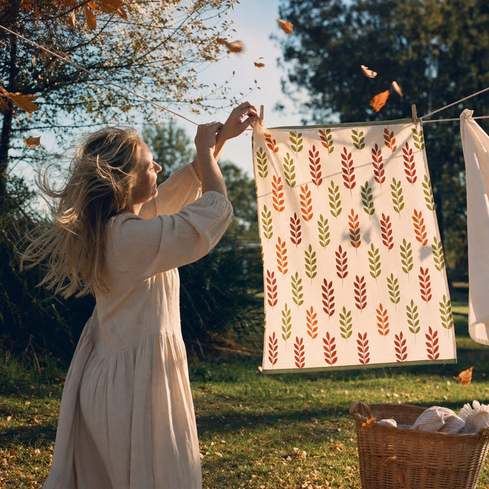 Falling Free moment — Tea Towel